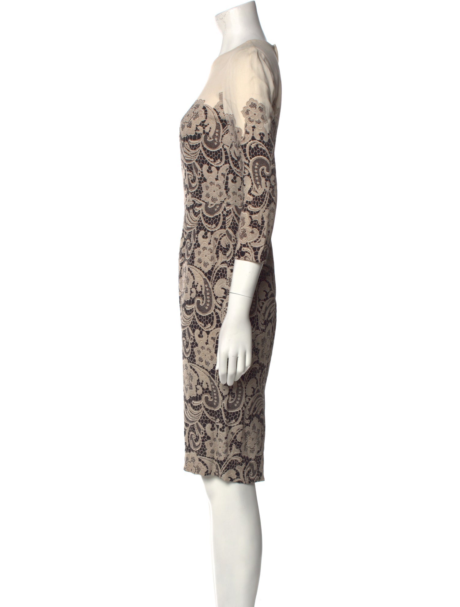 Dolce & Gabbana Paisley Print Knee-Length Dress