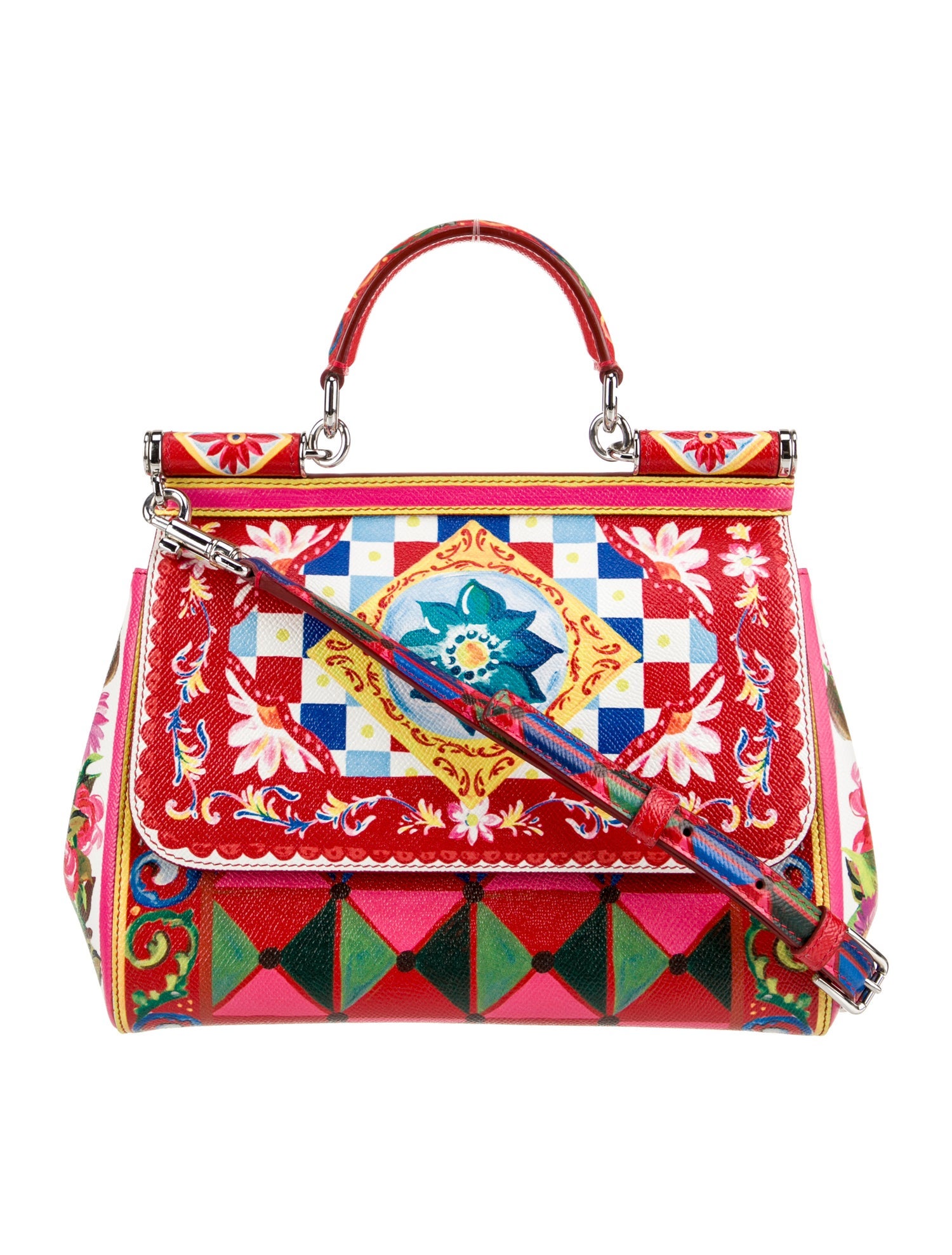 Dolce & Gabbana Leather Top Handle Bag