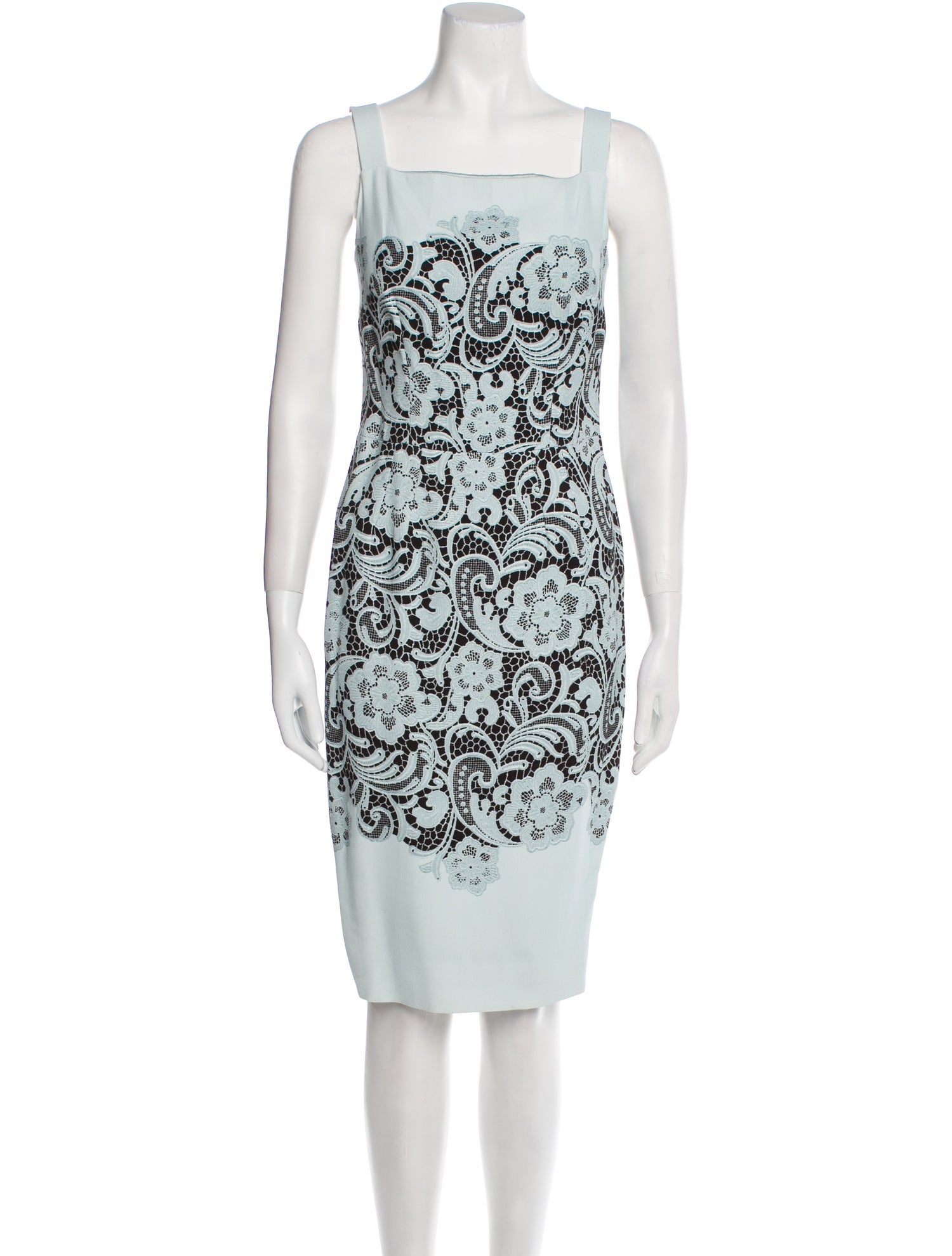 Dolce & Gabbana Paisley Print Knee-Length Dress