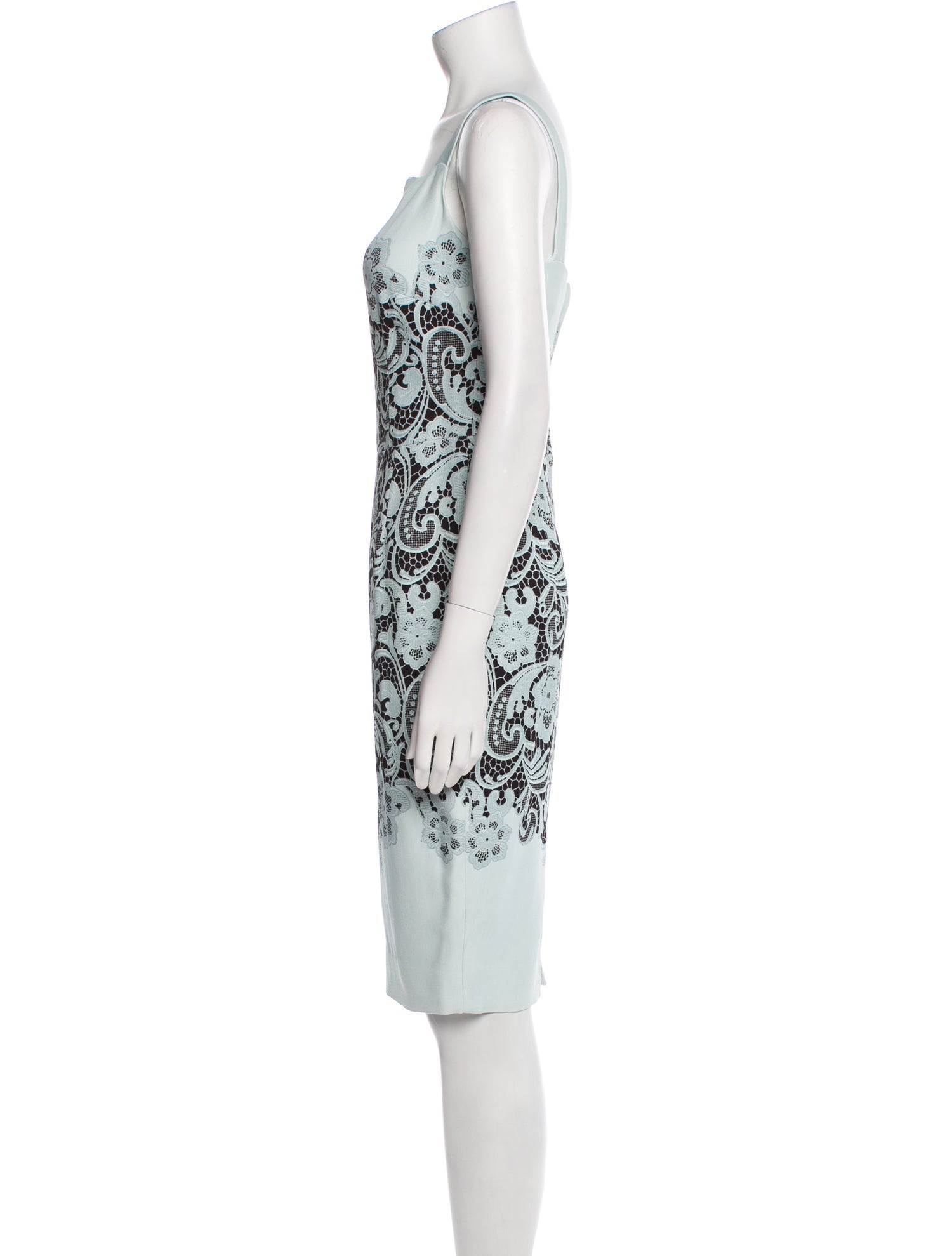 Dolce & Gabbana Paisley Print Knee-Length Dress
