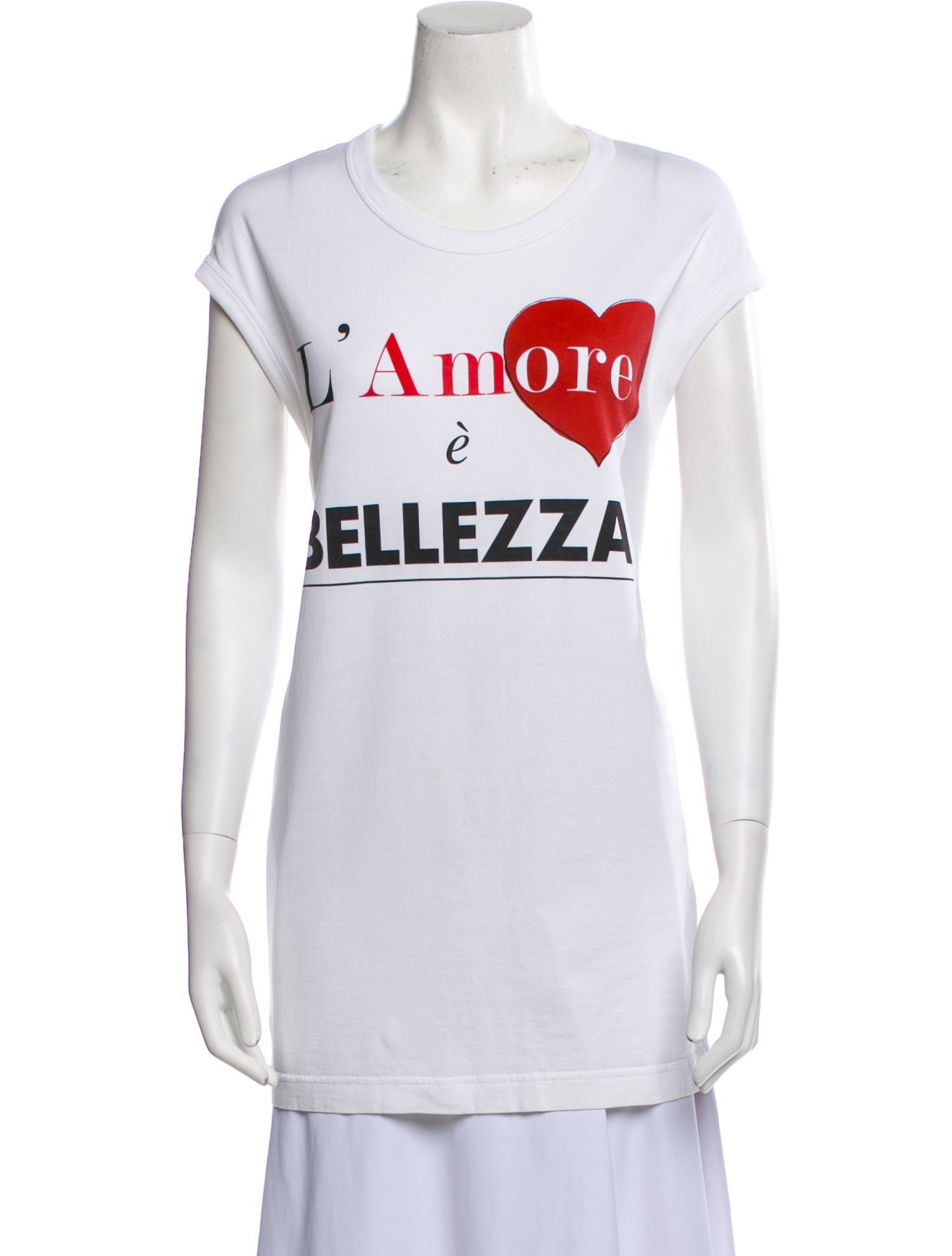 Dolce & Gabbana Graphic Print Crew Neck T-Shirt