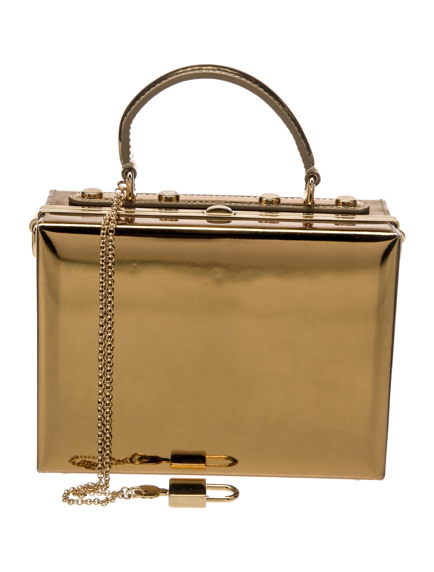 Dolce & Gabbana Patent Leather Top Handle Bag