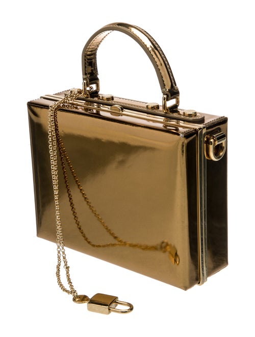 Dolce & Gabbana Patent Leather Top Handle Bag