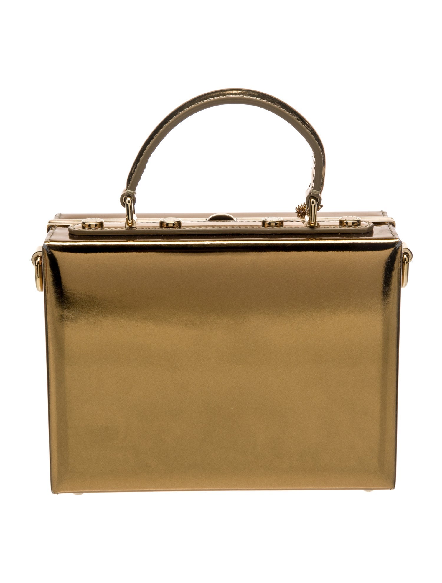 Dolce & Gabbana Patent Leather Top Handle Bag