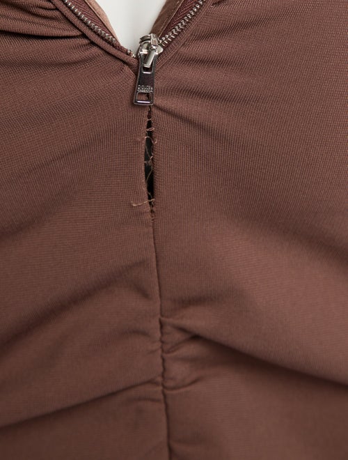 Dolce & Gabbana Crew Neck Long Dress