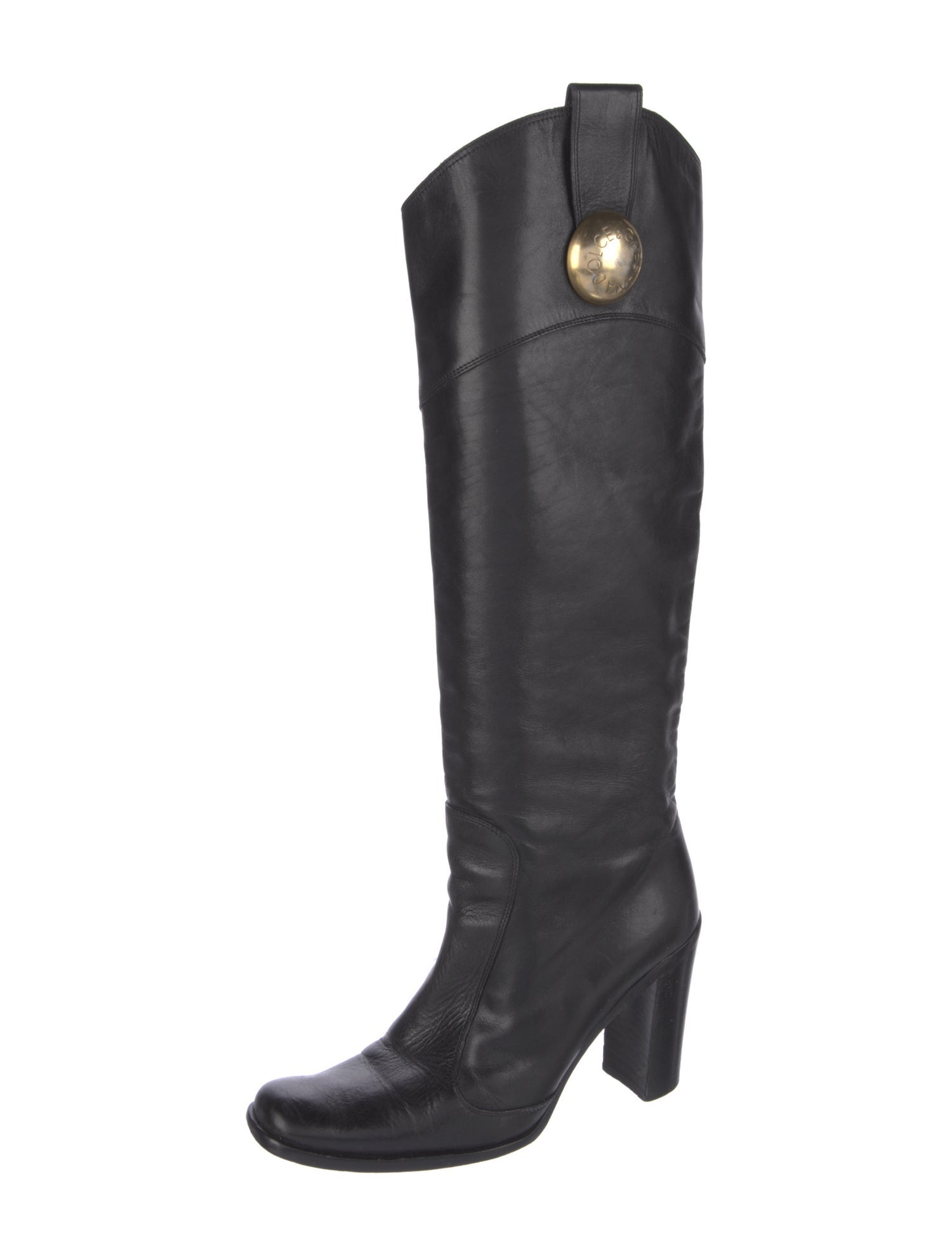 Dolce & Gabbana Leather Riding Boots
