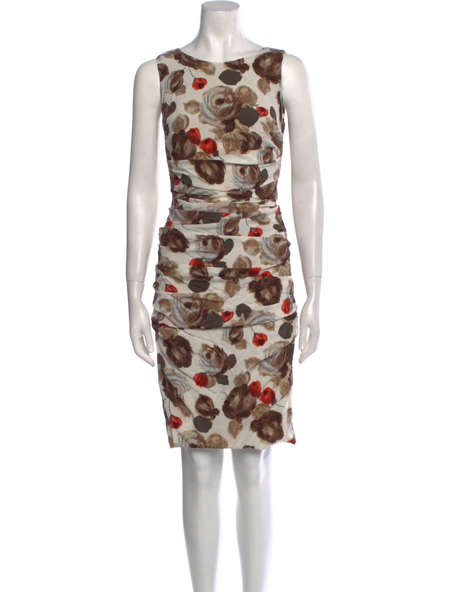 Dolce & Gabbana Silk Knee-Length Dress