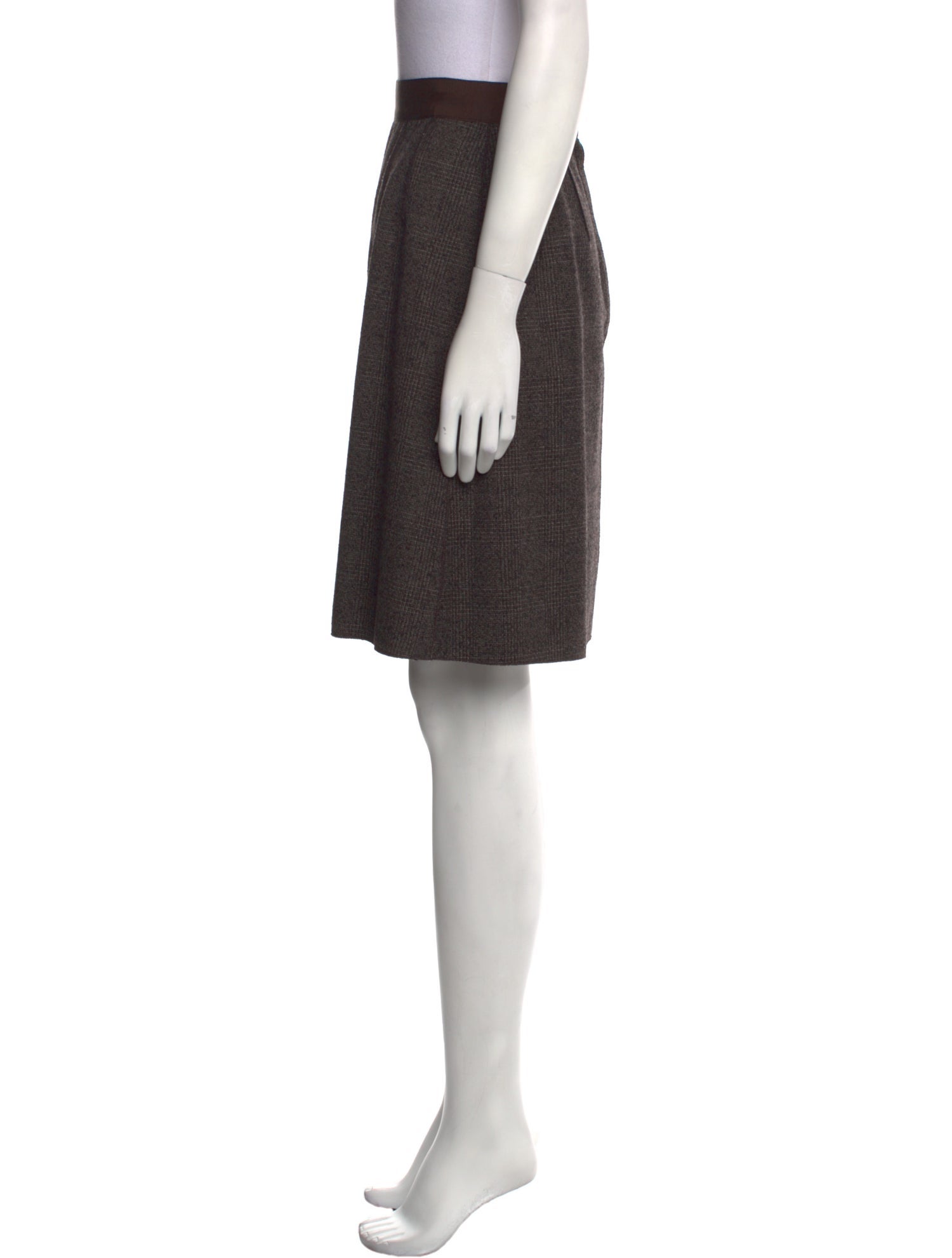 Dolce & Gabbana Virgin Wool Knee-Length Skirt