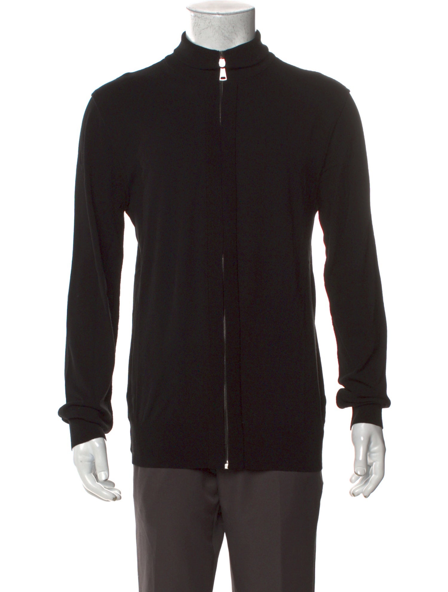 Dolce & Gabbana Mock Neck Long Sleeve Cardigan