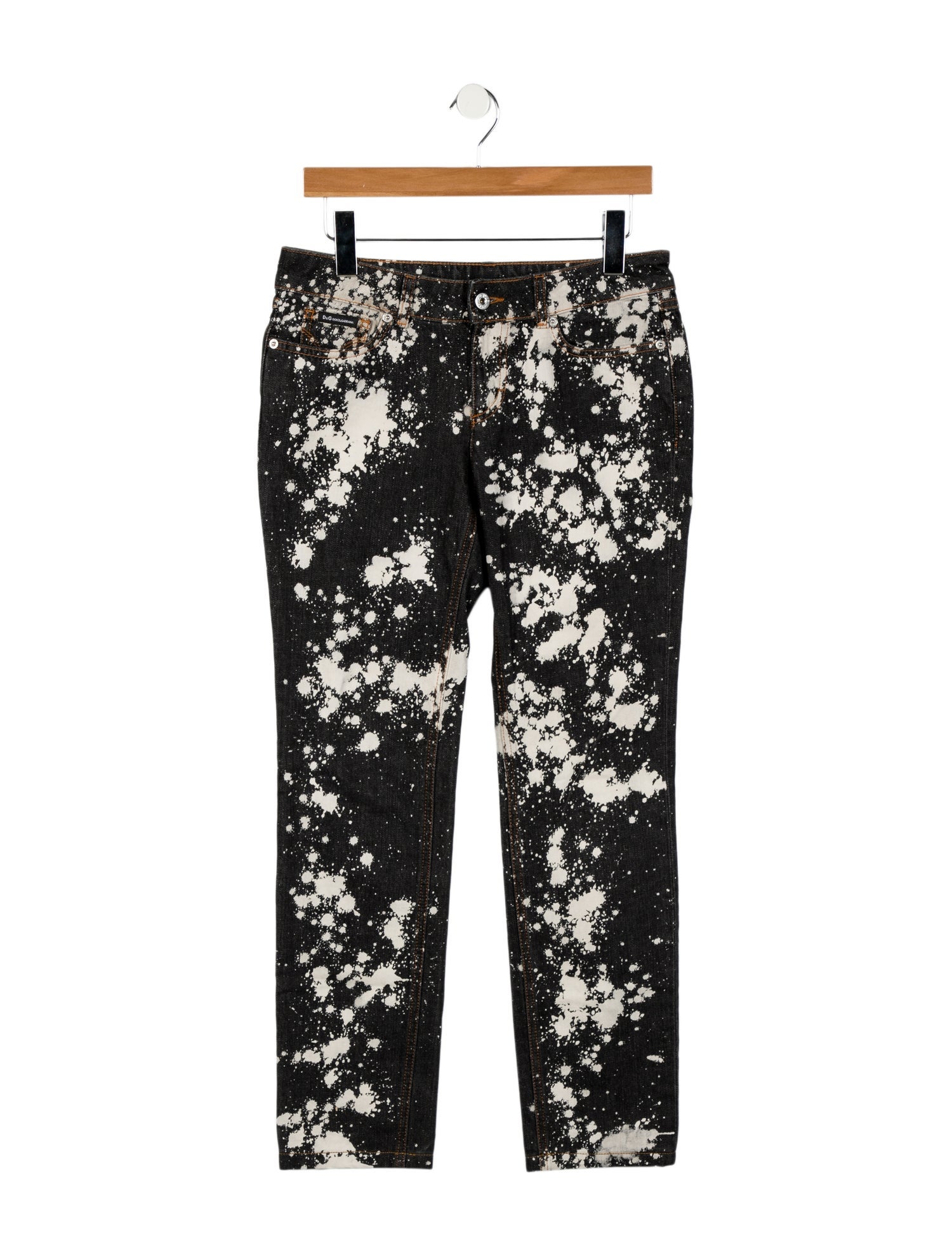 D&G Mid-Rise Straight Leg Jeans
