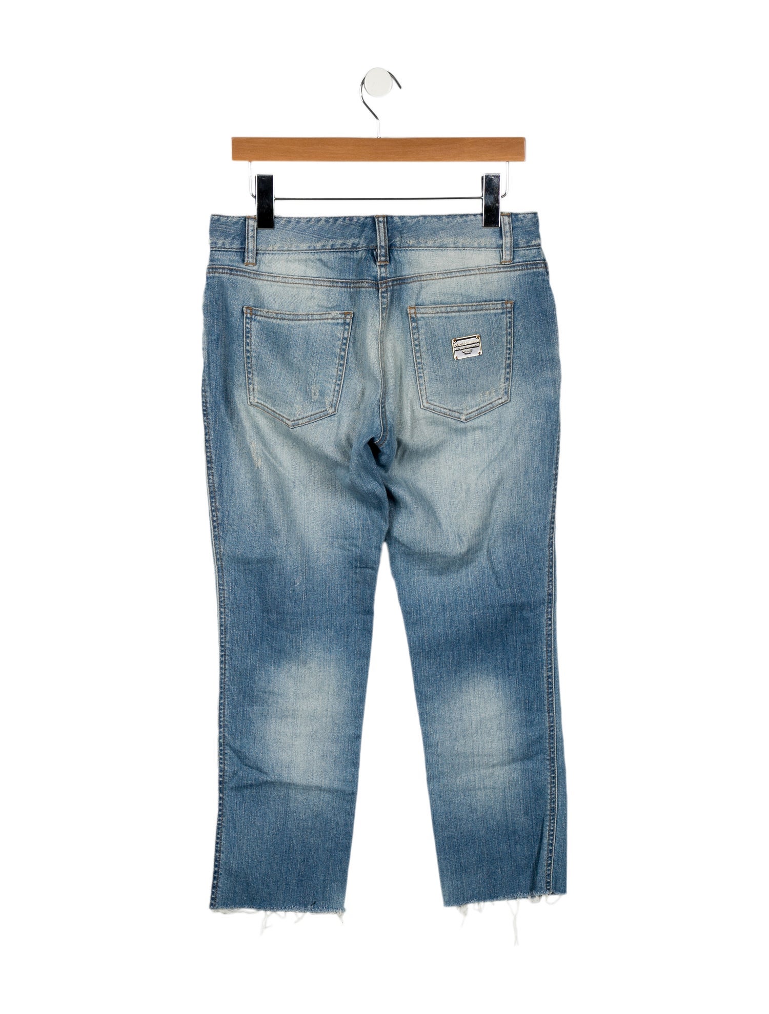 Dolce & Gabbana Mid-Rise Straight Leg Jeans