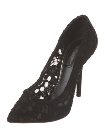 Dolce & Gabbana Lace Lace Pattern Pumps