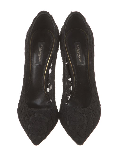 Dolce & Gabbana Lace Lace Pattern Pumps