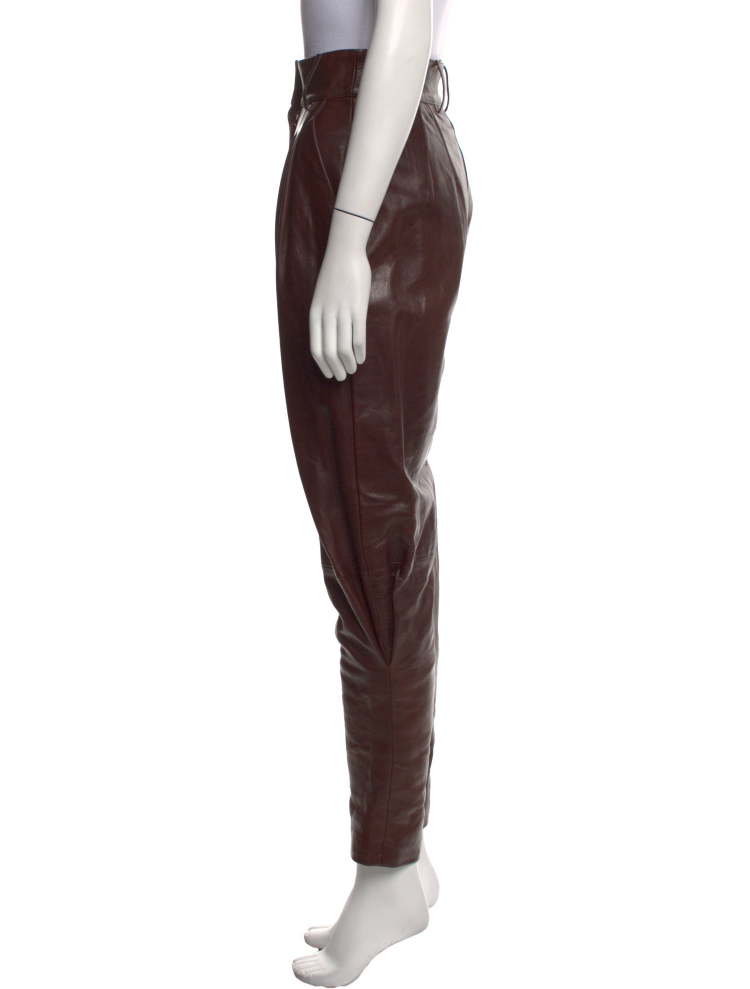 Dolce & Gabbana Leather Skinny Leg Pants w/ Tags
