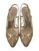 Dolce & Gabbana Mesh Mesh Accents Slingback Pumps
