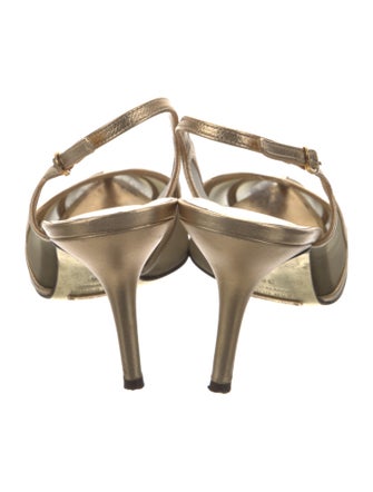 Dolce & Gabbana Mesh Mesh Accents Slingback Pumps