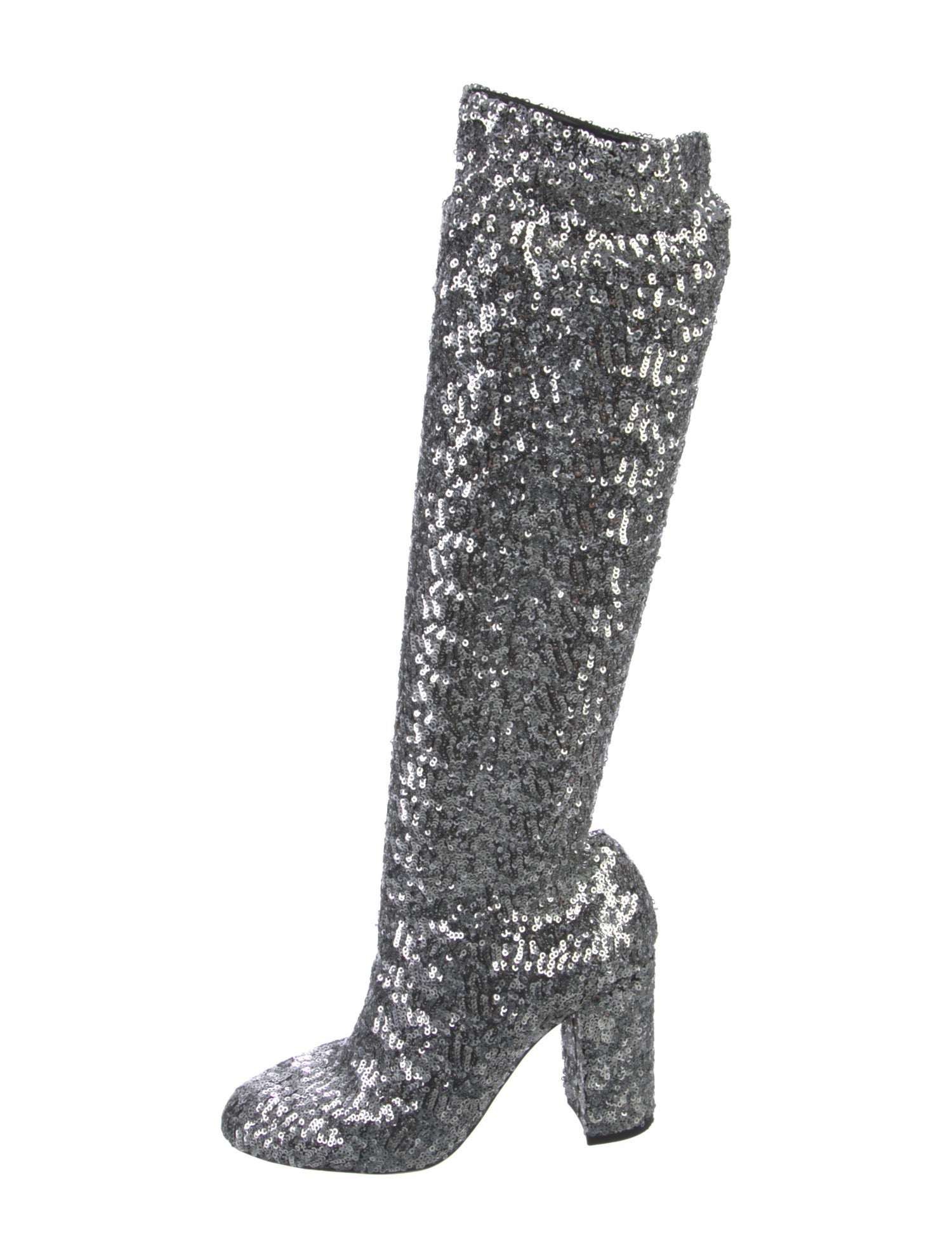 Dolce & Gabbana Sequins Sequin Embellishments Boots