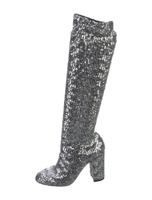 Dolce & Gabbana Sequins Sequin Embellishments Boots