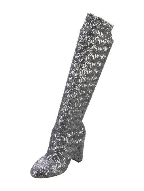 Dolce & Gabbana Sequins Sequin Embellishments Boots