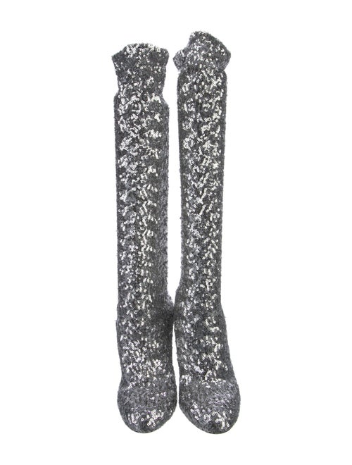 Dolce & Gabbana Sequins Sequin Embellishments Boots