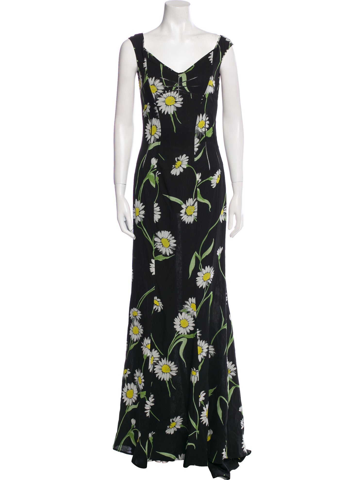 Dolce & Gabbana Silk Long Dress w/ Tags