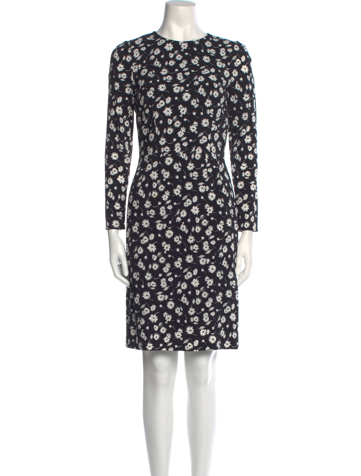 Dolce & Gabbana Floral Print Knee-Length Dress