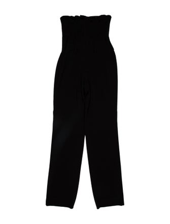 Dolce & Gabbana Virgin Wool Strapless Jumpsuit