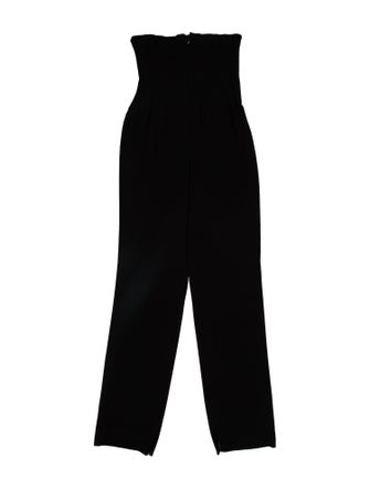 Dolce & Gabbana Virgin Wool Strapless Jumpsuit