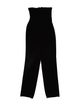 Dolce & Gabbana Virgin Wool Strapless Jumpsuit