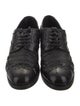 Dolce & Gabbana Leather Crystal Embellishments Oxfords