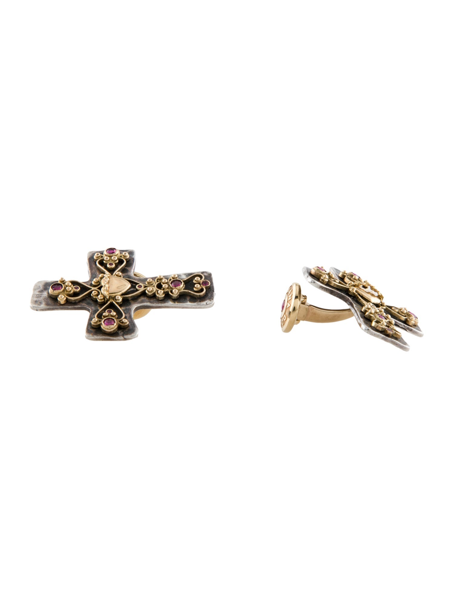 Dolce & Gabbana Ruby Cross Cufflinks