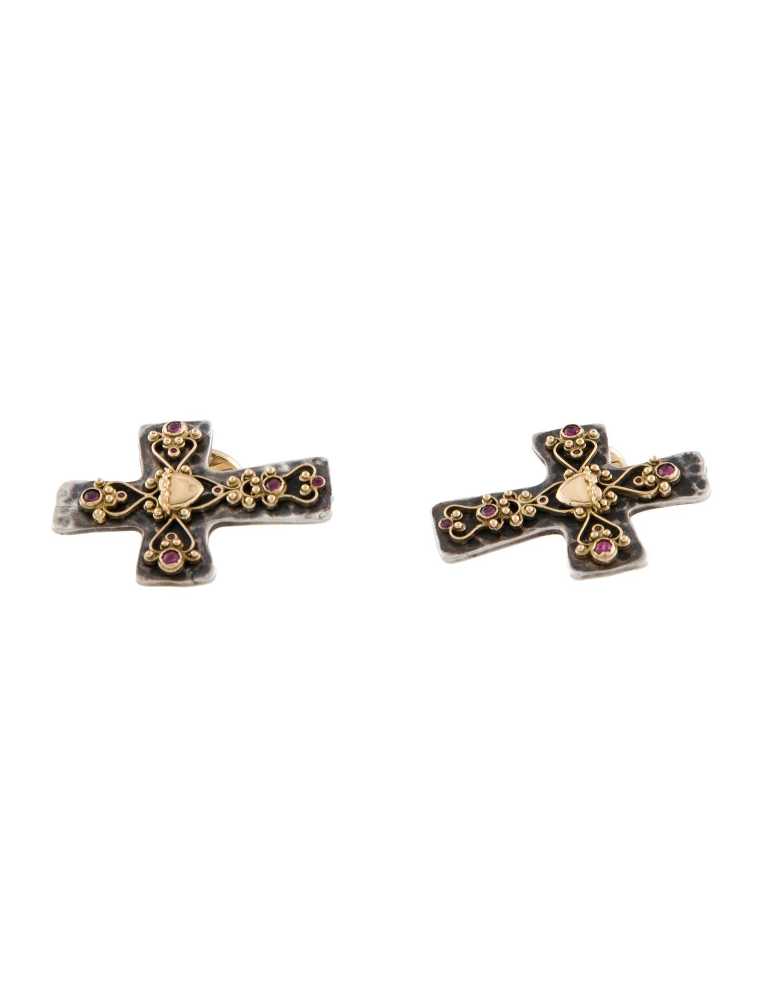 Dolce & Gabbana Ruby Cross Cufflinks