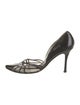 D&G Leather Cutout Accent D'Orsay Pumps