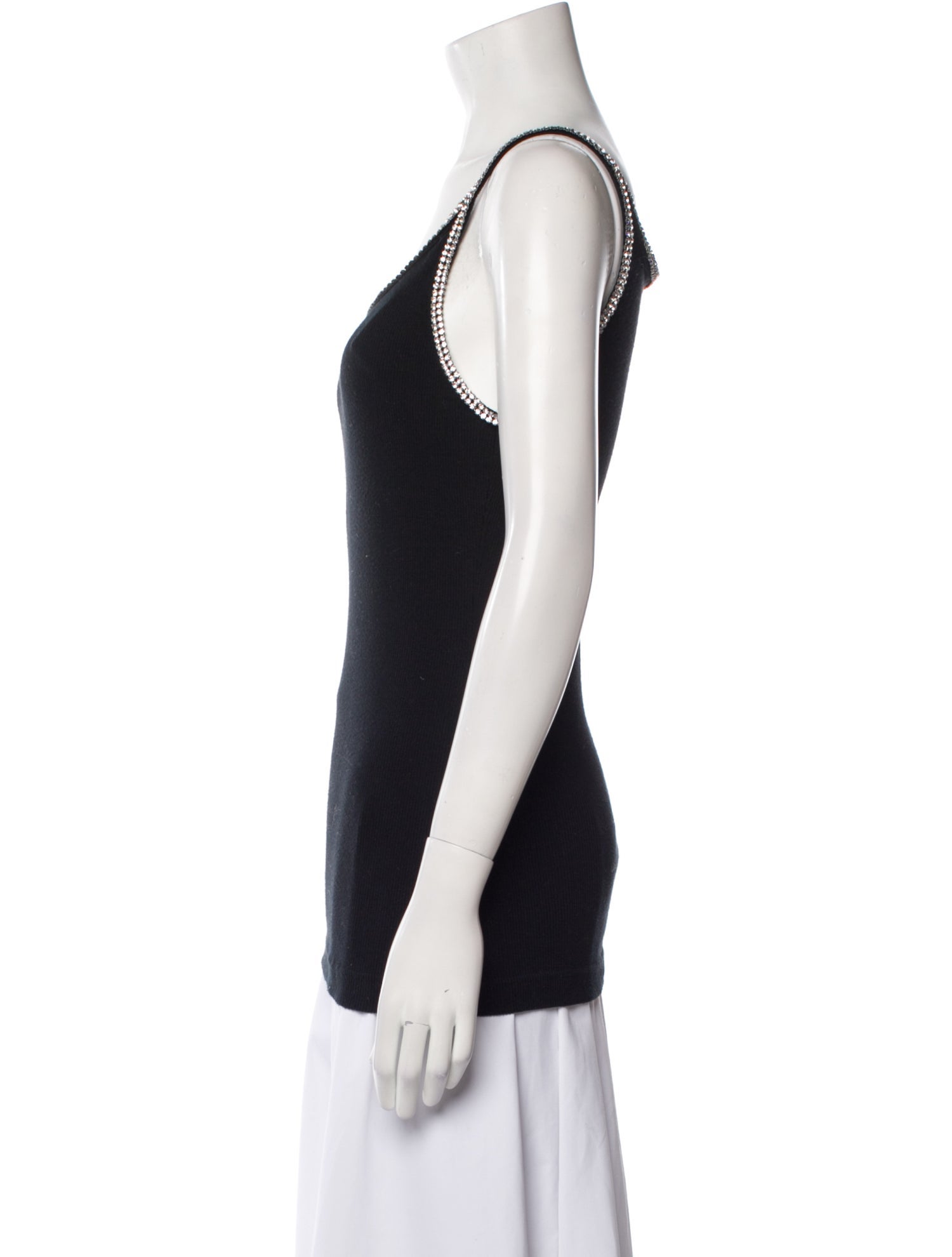 Dolce & Gabbana Scoop Neck Sleeveless Top