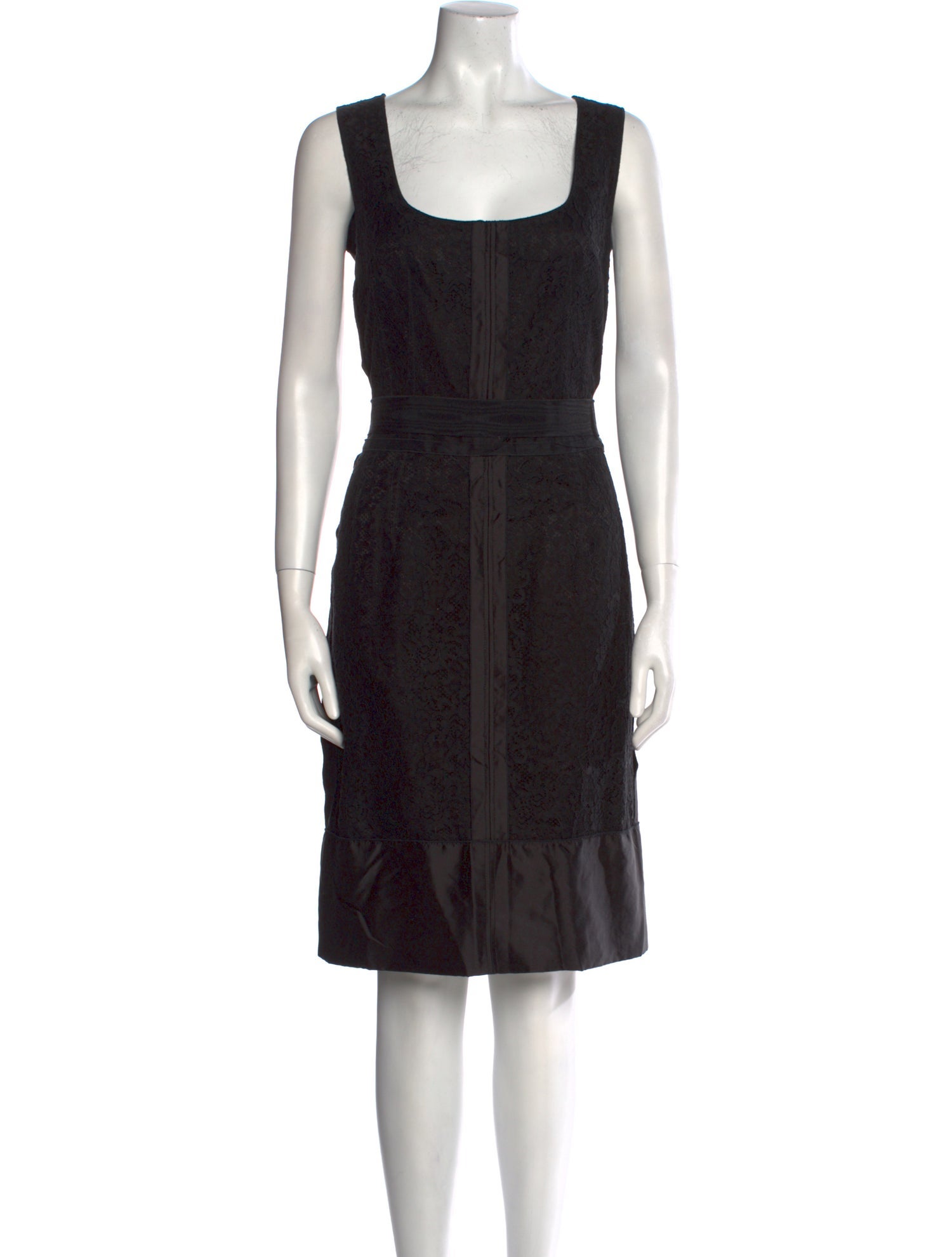 Dolce & Gabbana Square Neckline Knee-Length Dress