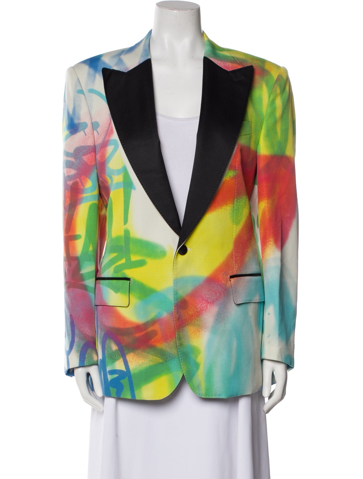 Dolce & Gabbana Printed Blazer w/ Tags