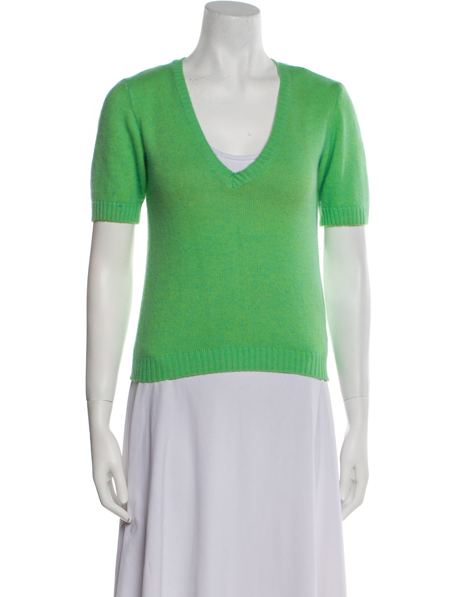 D&G Angora V-Neck Sweater