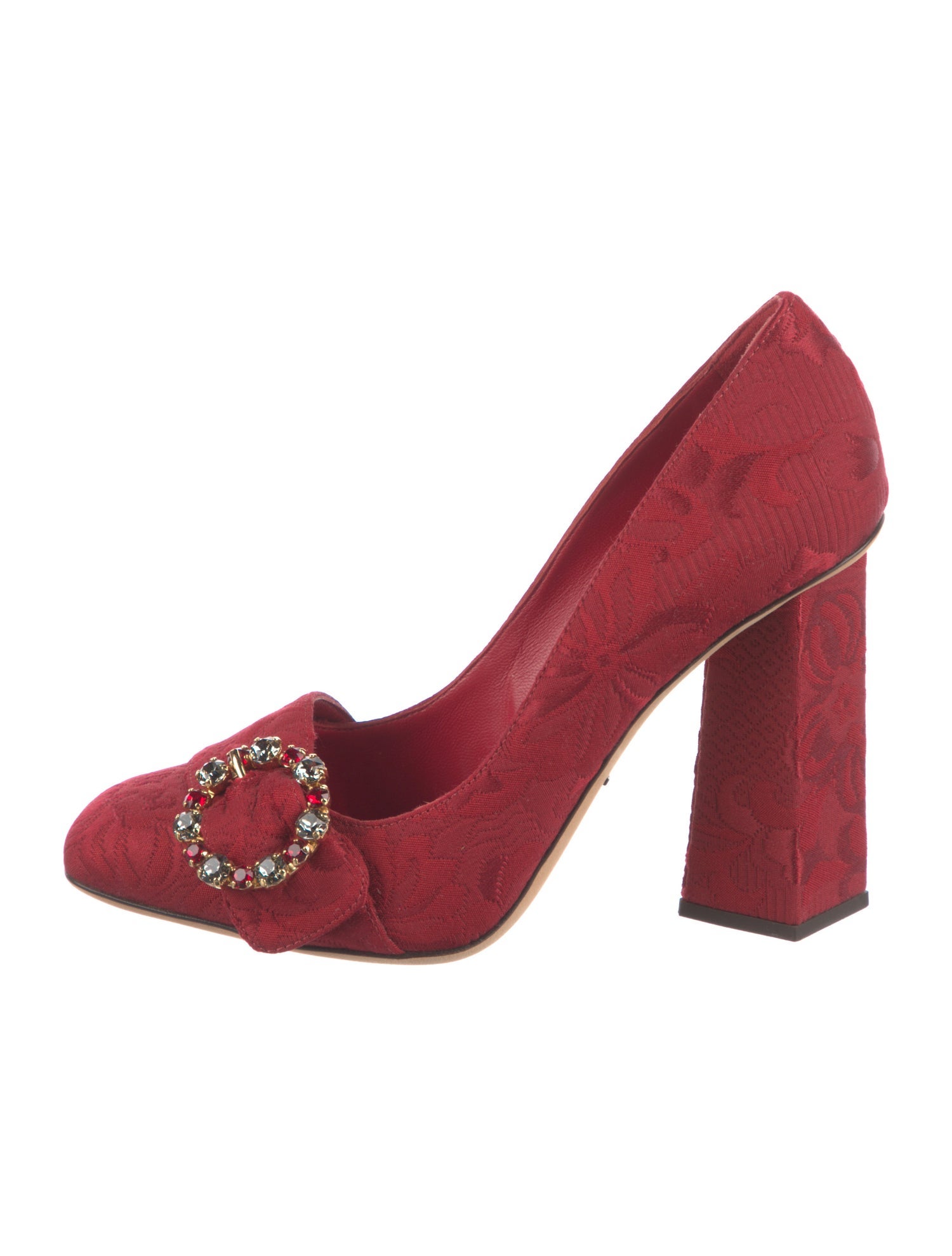 Dolce & Gabbana Crystal Embellishments Pumps