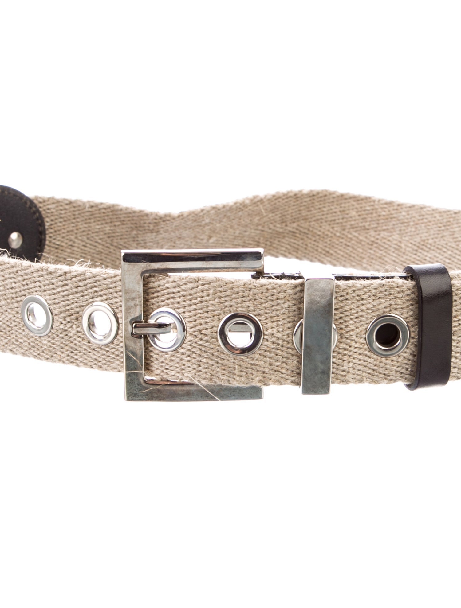 Dolce & Gabbana Wide Canvas Waist Belt