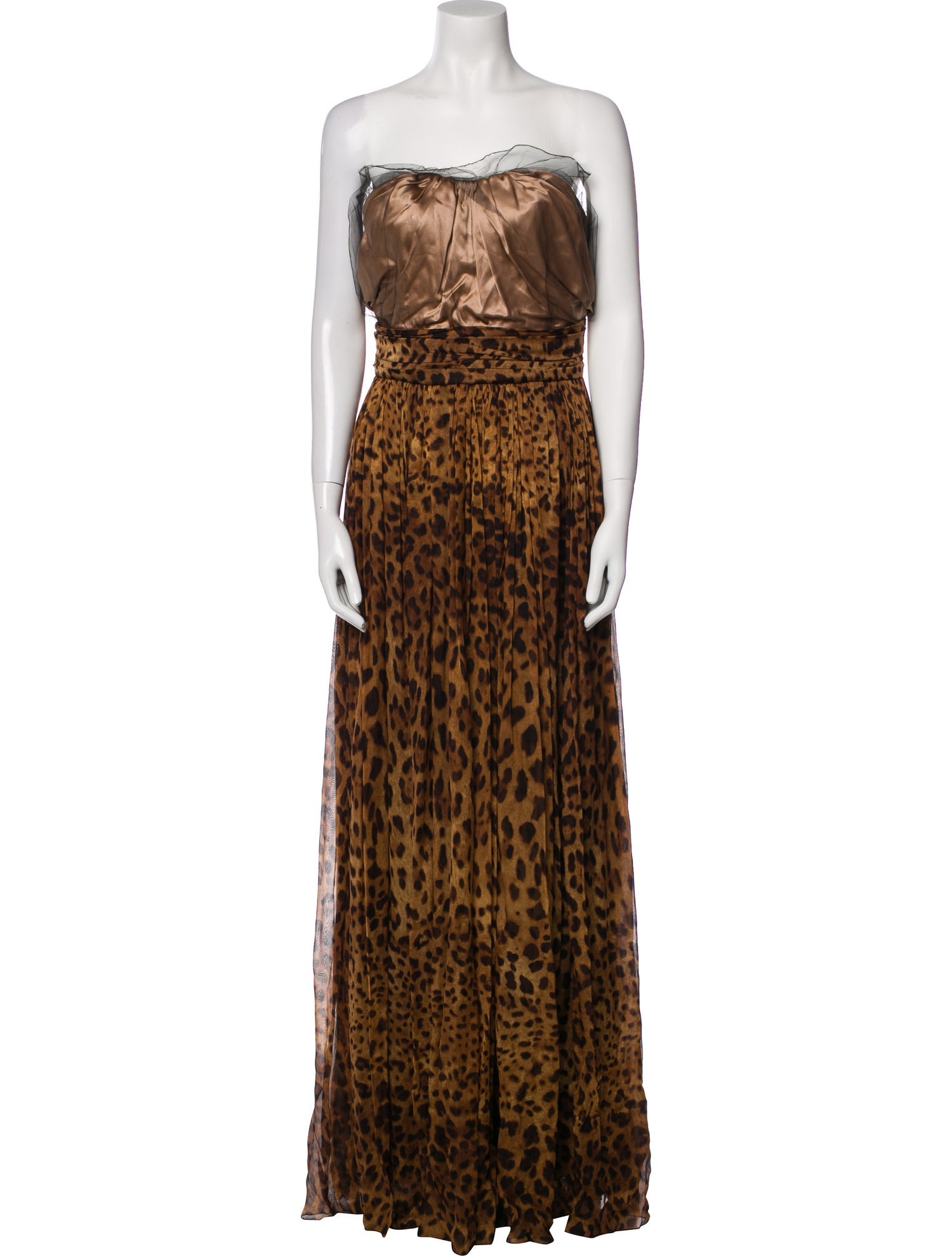 Dolce & Gabbana Silk Long Dress