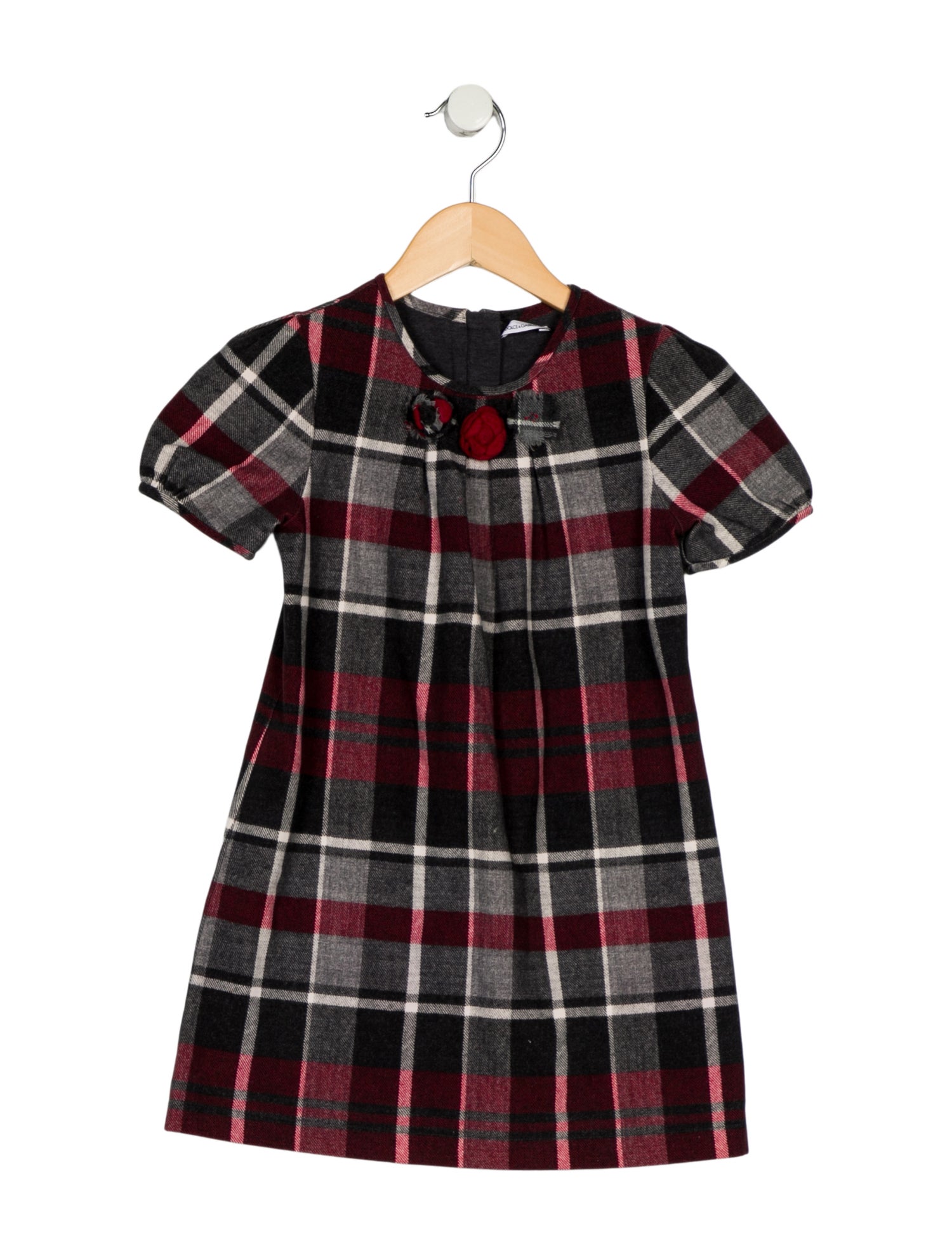 Dolce & Gabbana Toddler Girls' printed Pleated Short Sleeve Dress