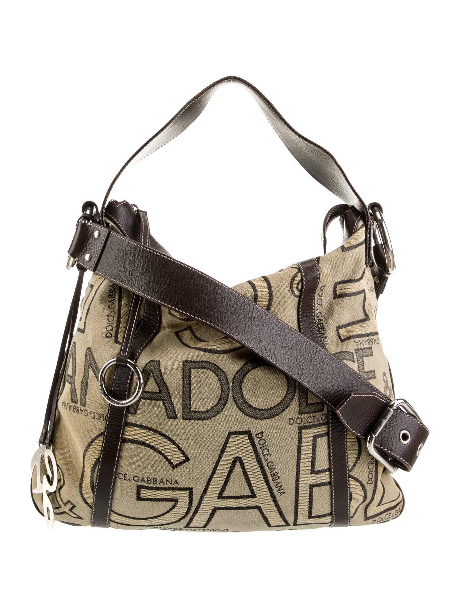 Dolce & Gabbana Canvas Shoulder Bag