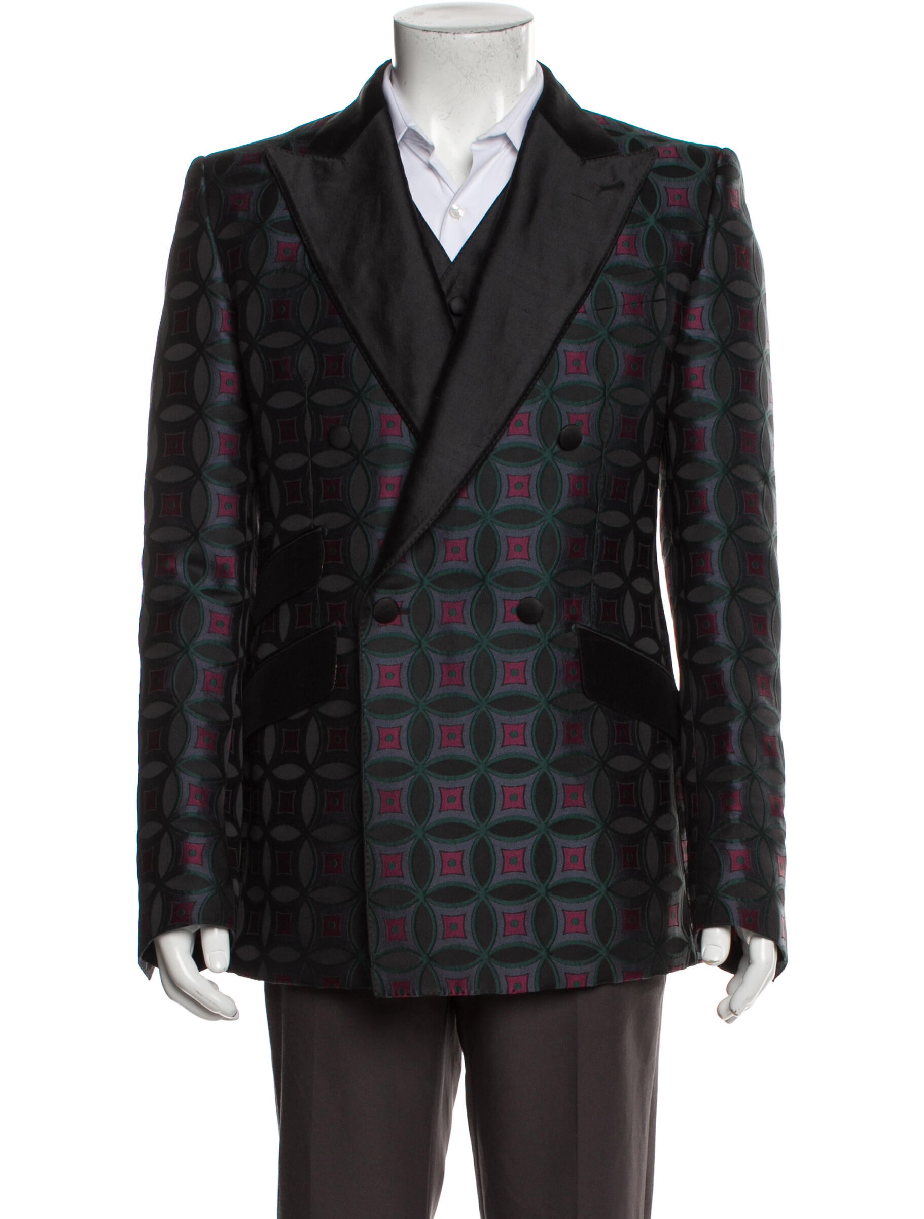 Dolce & Gabbana Silk Blazer Set w/ Tags