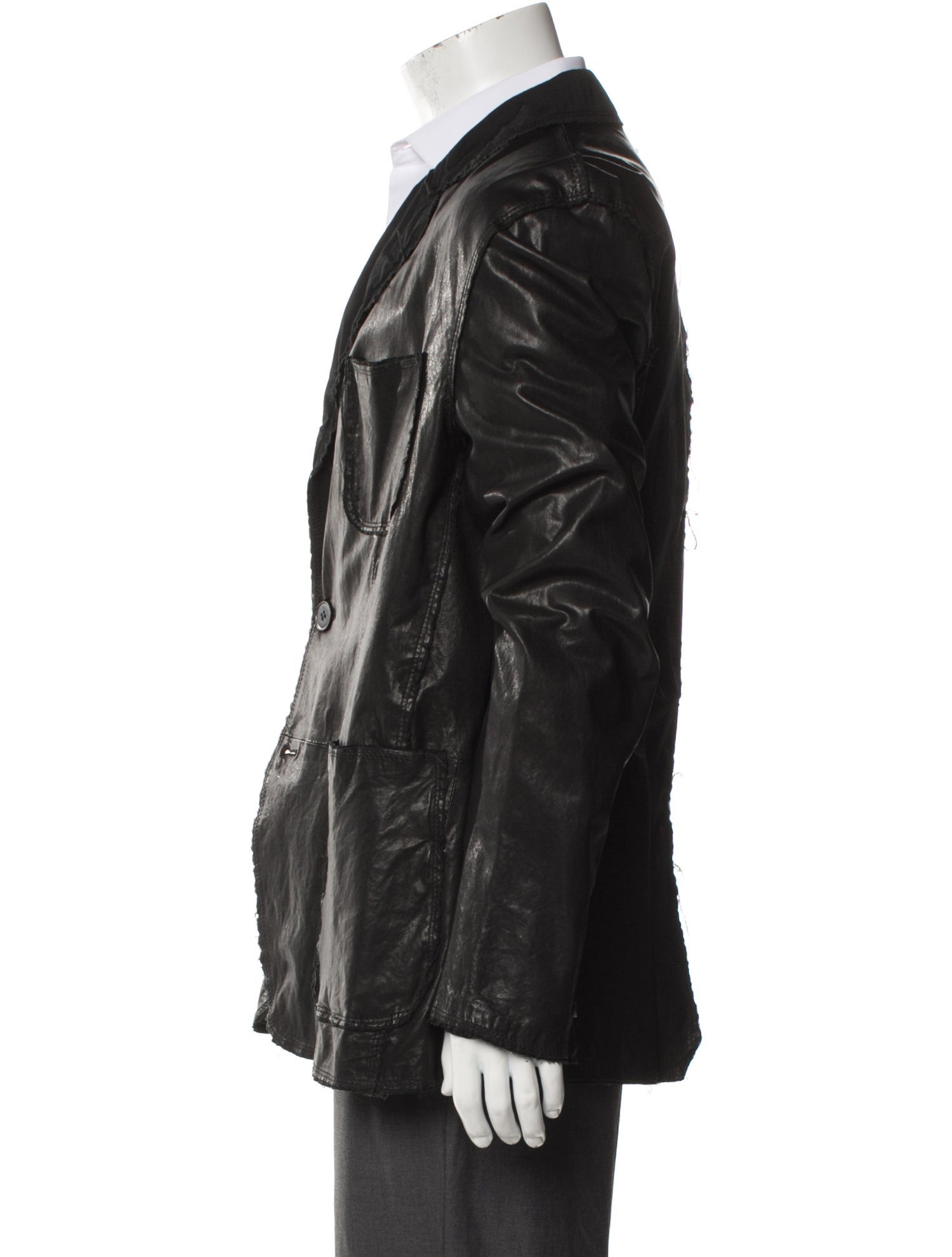 Dolce & Gabbana Leather Blazer