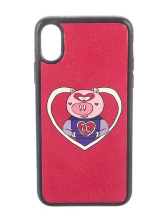 Dolce & Gabbana Leather Pig iPhone Case