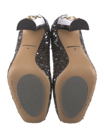 Dolce & Gabbana Sequins Crystal Embellishments Pumps