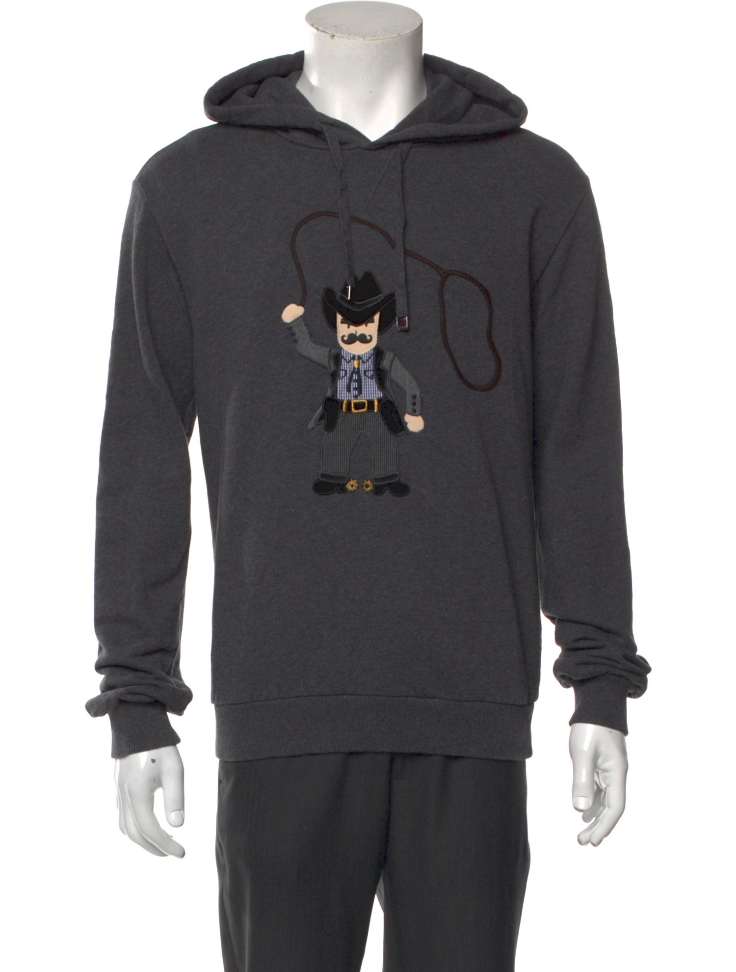 Dolce & Gabbana Graphic Print Crew Neck Hoodie