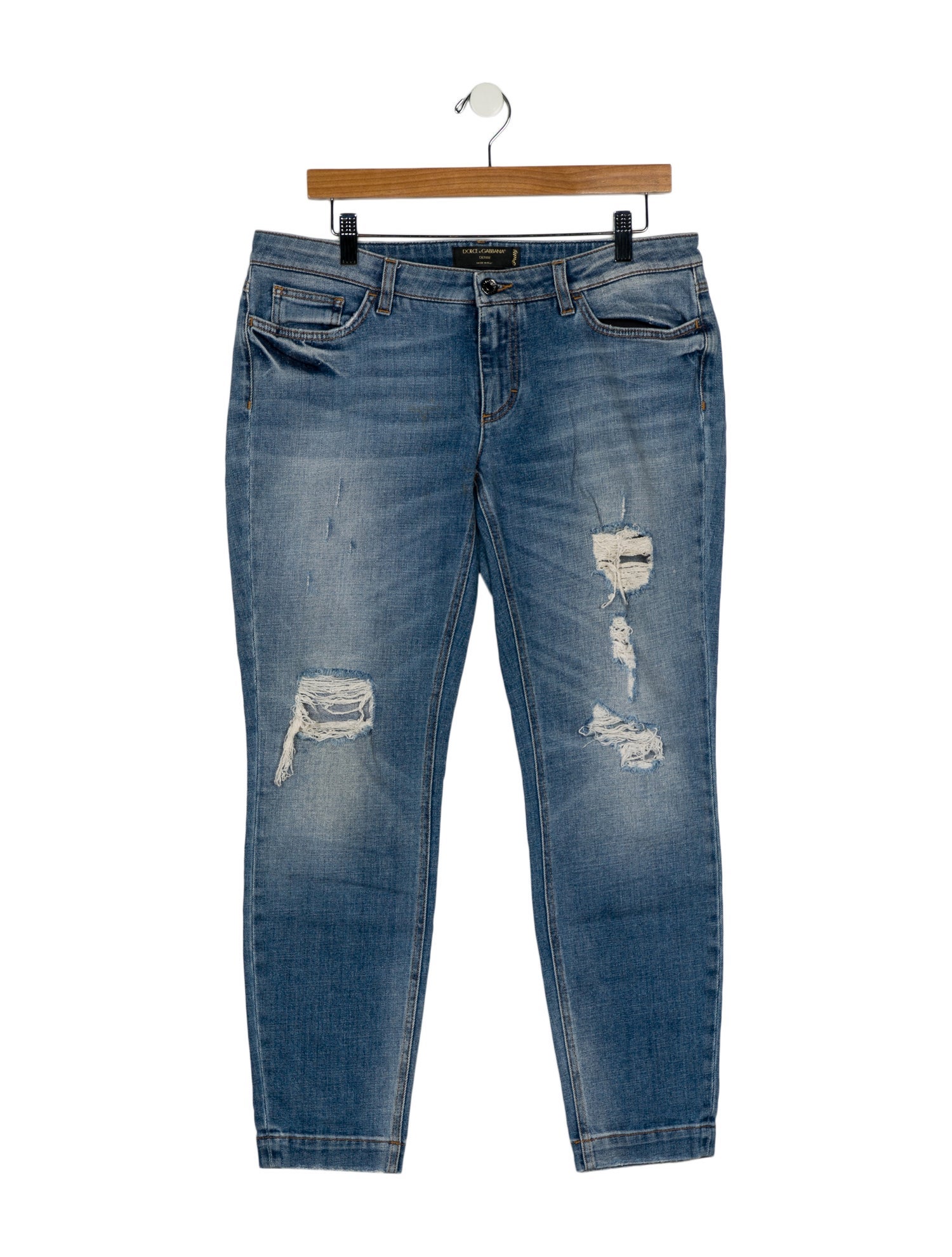 Dolce & Gabbana Low-Rise Skinny Leg Jeans