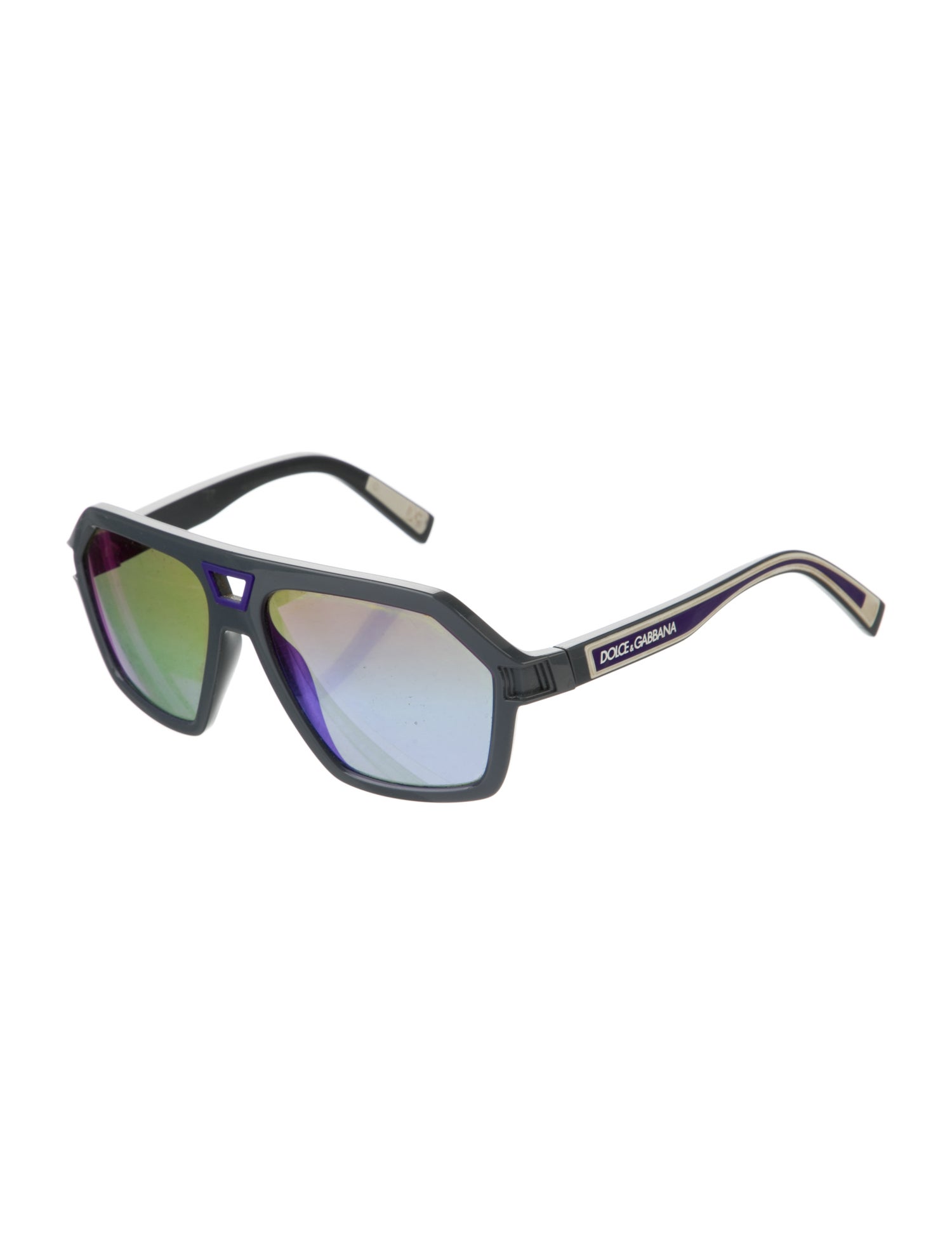Dolce & Gabbana Aviator Mirrored Sunglasses