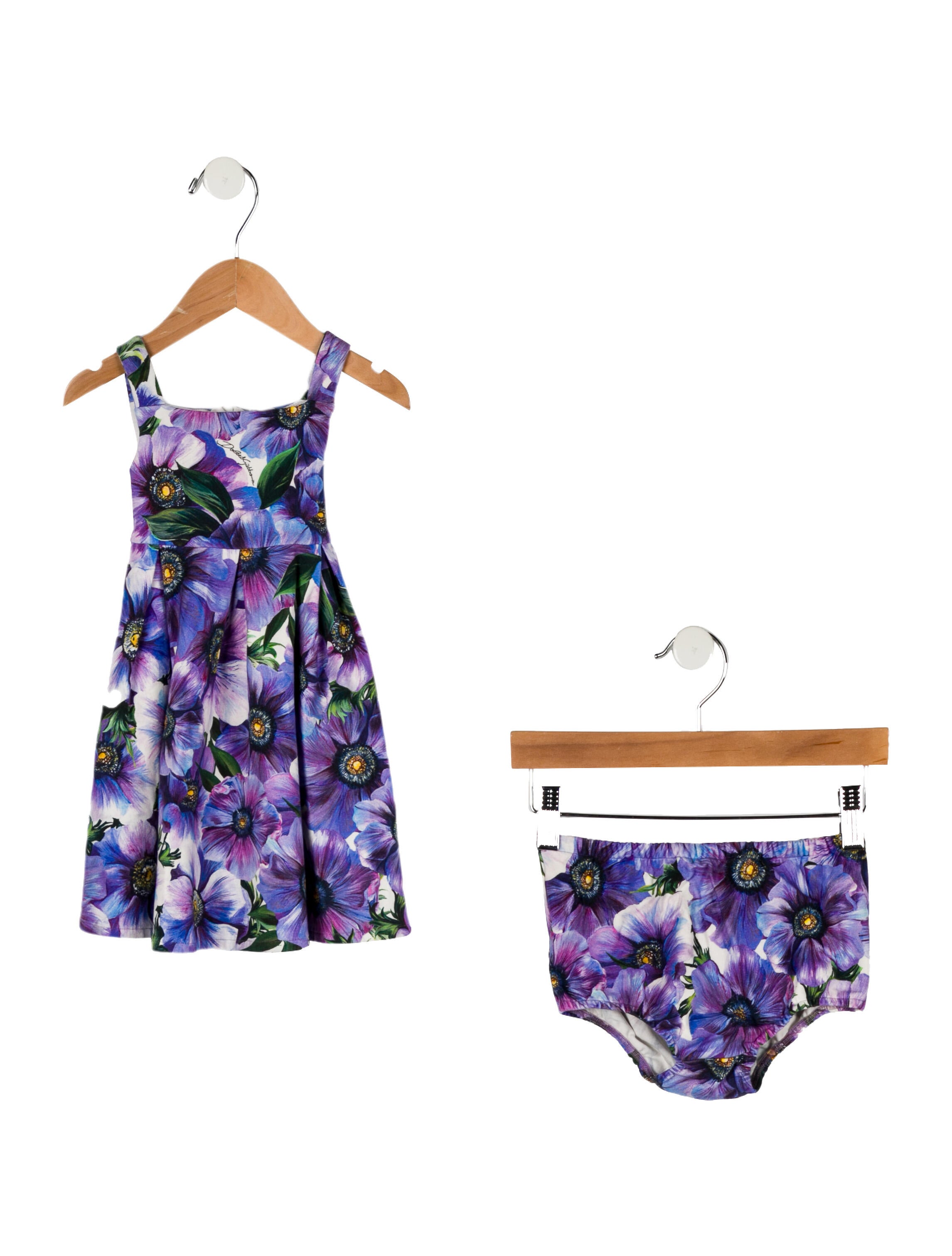 Dolce & Gabbana Girls' Printed Dress & Bloomers Set